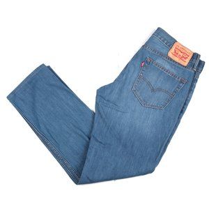 Levi's | Jeans | Levis 51 Slim Jeans Mens Blue Denim 10 Cotton Size 34x32 |  Poshmark